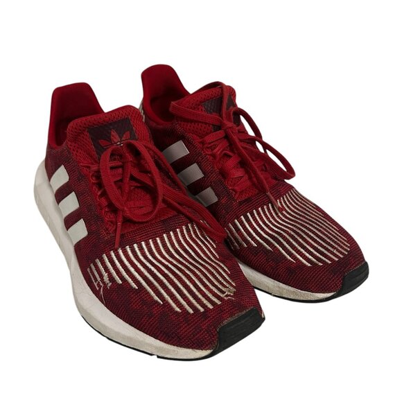 Adidas Shoes Swift Run Mens Size 9 1/2 Red/White Running Shoe EF5440 - Picture 1 of 9